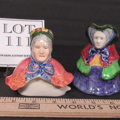 English Creamer and Teapot Cover
