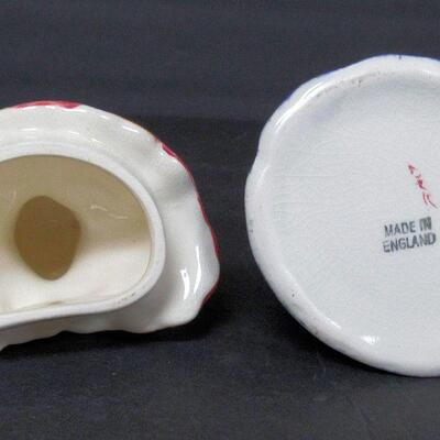 English Creamer and Teapot Cover
