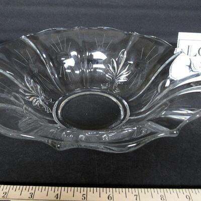 Vintage Fostoria Large Bowl, Beacon Cutting