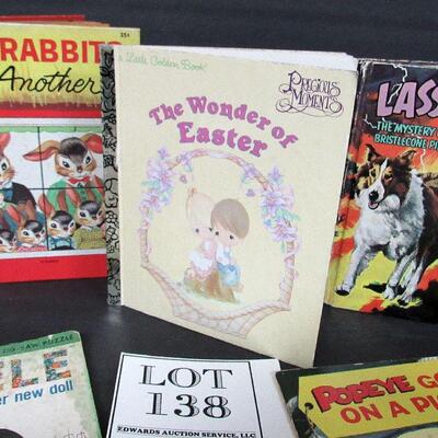 Lot of Vintage Kids Books, Hard and Soft Cover
