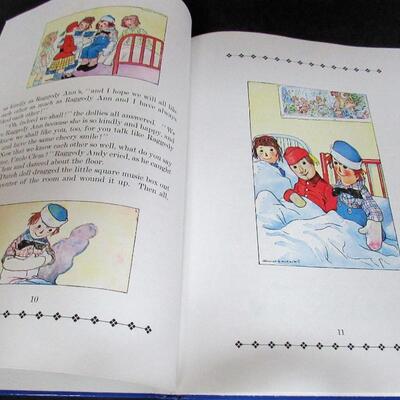 Nice 1988 Edition The Original Adventures of Raggedy Ann Book, 9 3/4" x 13 1/4"
