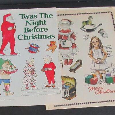 Older Magazine Paper Dolls, Christmas, Valentines, Easter