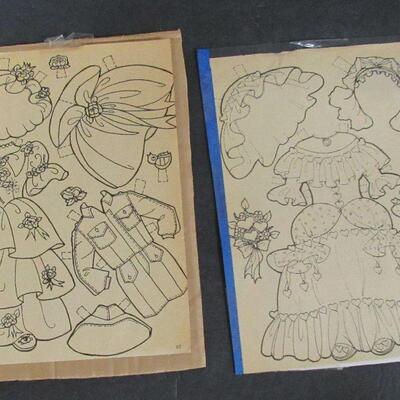 Older Magazine Paper Dolls, Christmas, Valentines, Easter