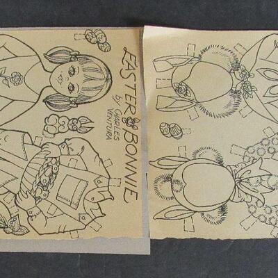Older Magazine Paper Dolls, Christmas, Valentines, Easter