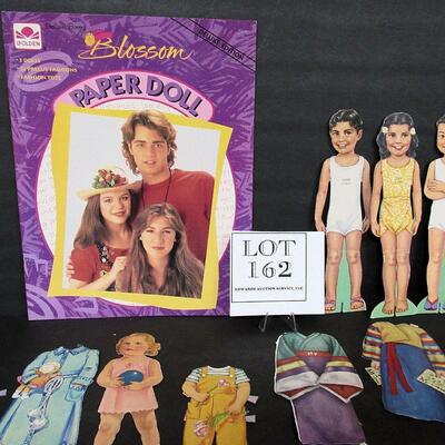 Vintage Blossom Paper Dolls, Unused, Tahaiti Dolls and Unknown Doll With Clothes