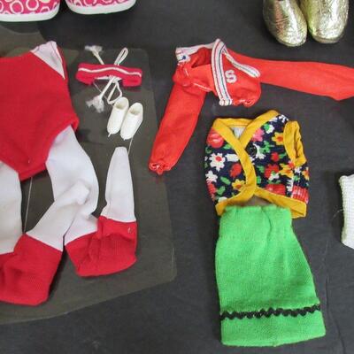 Vintage Doll Clothes and Shoes, Some Barbie Size