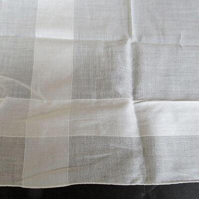 All White Ladie's Large Size Scarf