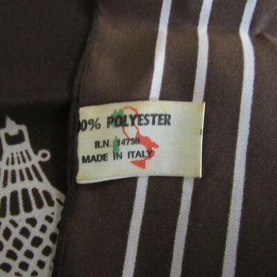 Nice Ladies Brown Scarf, Made in Italy