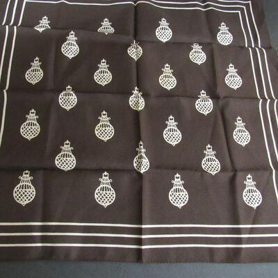 Nice Ladies Brown Scarf, Made in Italy
