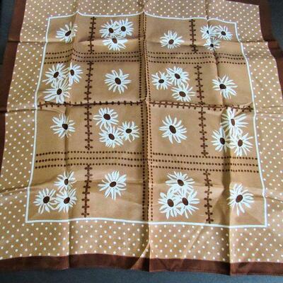 Pretty Tan Ladies Scarf