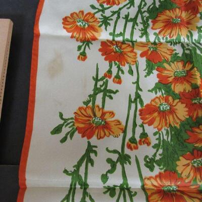 Pretty Long Ladies Scarf Bright Spring Colors