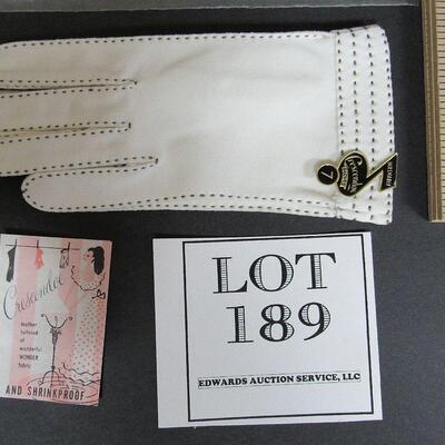 Unused Vintage Crescendo Ladies Gloves Size 7, Sant Angelo