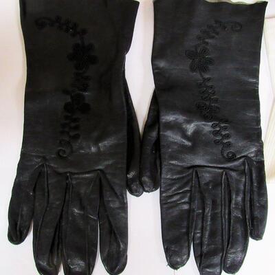 Lot of Vintage Ladies Gloves and Vintage Swim Shoes
