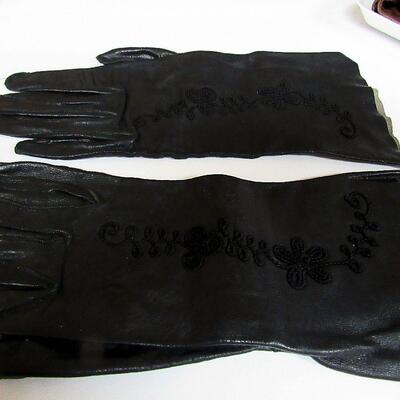 Lot of Vintage Ladies Gloves and Vintage Swim Shoes