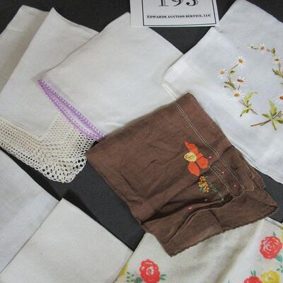 Lot of Vintage Ladies Hankies