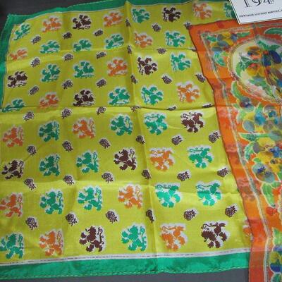 2 Larger Ladies Hankies