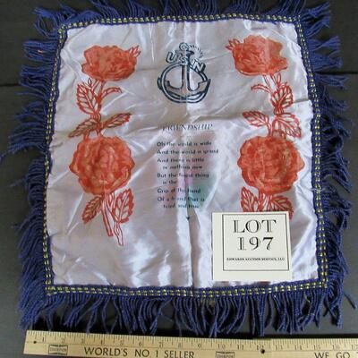 WWII Ear USN Pillow Cover