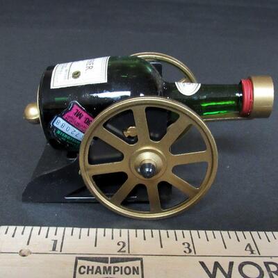 Older Sealed Bottle Courvoisier Cognac Mini Bottle in Canon
