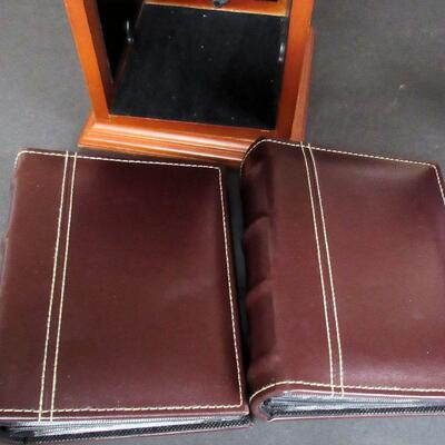 Photo Album Holder With 2 Nice Photo Holders