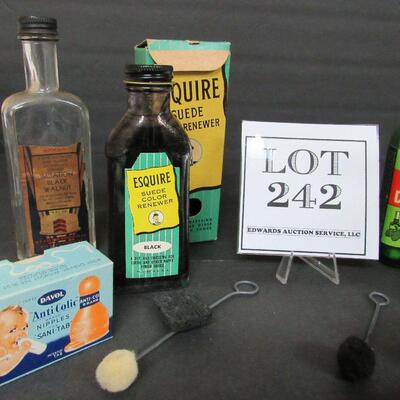 Vintage Advertising Lot, Nice Boxes and Bottles and New BMO Plastic Bank