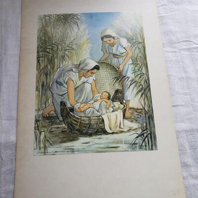 Lithograph Bible