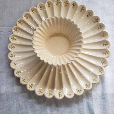 Vintage serving dish large