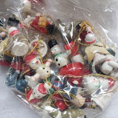 Santa Claus hollow with ornaments