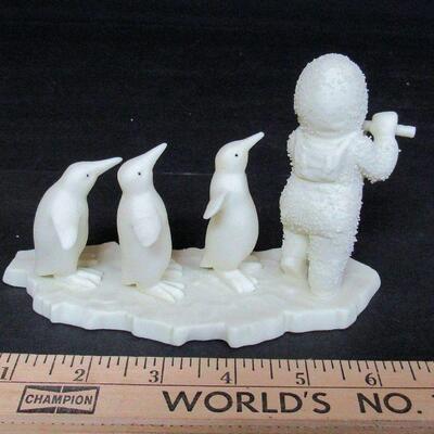 Vintage Dept 56 Snowbaby With Penguins