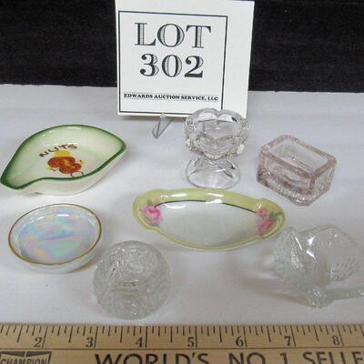 Lot of Vintage Salt Dips and Nut Dishes