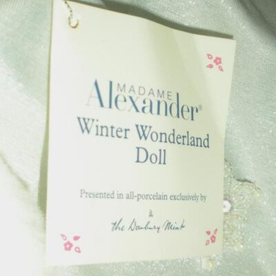 1999 Madame Alexander 12" Porcelain Winter Wonderland Doll ~ Doty Industry Choice Award Winner.