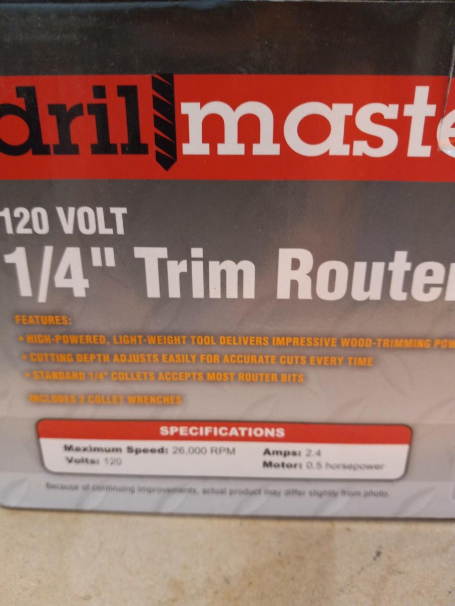 LOT 201 DRILL MASTER 1/4