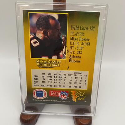 -34- Mike Rozier | Atlanta Falcons Signed Card