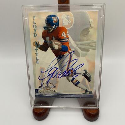 -38- Floyd Little | Signed Card