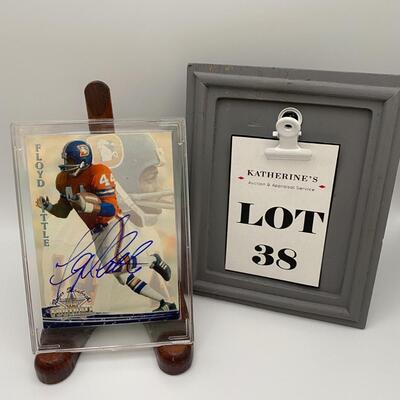 -38- Floyd Little | Signed Card