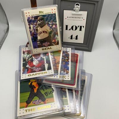 -44- Baseball | Mascot Cards
