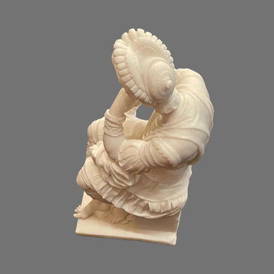 Lorenzo de Medici Alabaster Statue