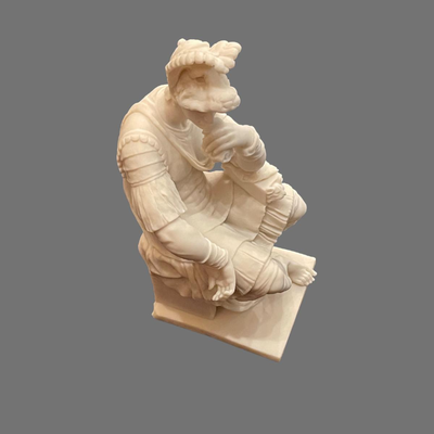 Lorenzo de Medici Alabaster Statue