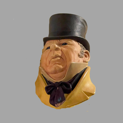Bossons Chalkware Mr. Micawber Head