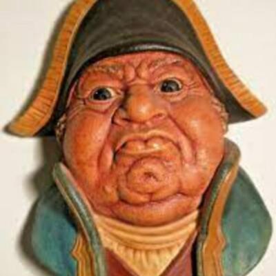 Bossons Chalkware Mr. Bumbles Head