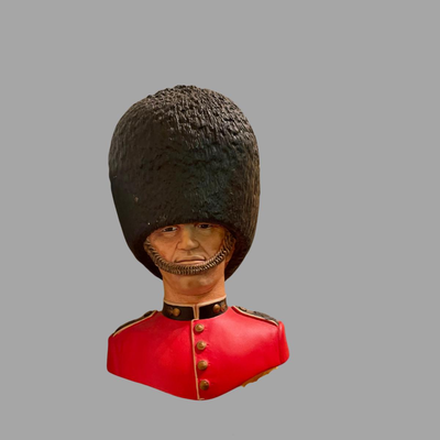 Bossons Chalkware Royal Guardsman Head