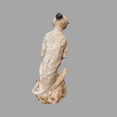 Susan Bergman Mire Cat Sculpture - 15"