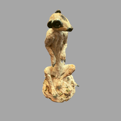 Susan Bergman Mire Cat Sculpture - 15"