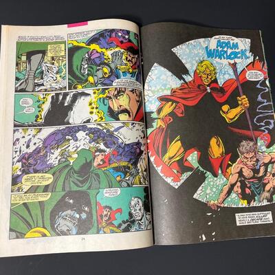 LOT 1: Marvel's Infinity Gauntlet Comic Books Volume 1 Numbers 1 & 2