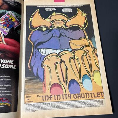 LOT 2: Infinity Gauntlet Vol. 1, Issues 2-5 Marvel Comic Books