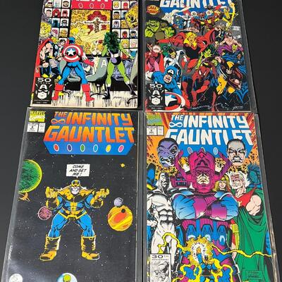 LOT 2: Infinity Gauntlet Vol. 1, Issues 2-5 Marvel Comic Books