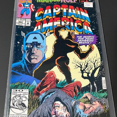 LOT 4: Captain America "Man And Wolf" Complete 6-Part Series July-Sept. 1992