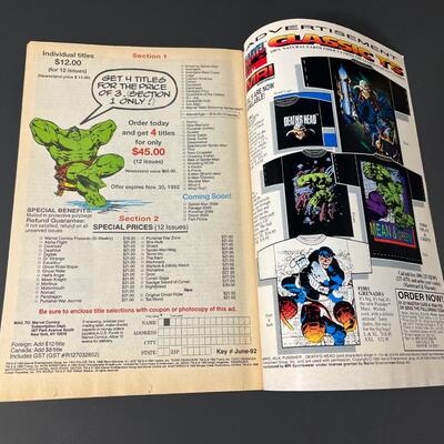 LOT 4: Captain America "Man And Wolf" Complete 6-Part Series July-Sept. 1992