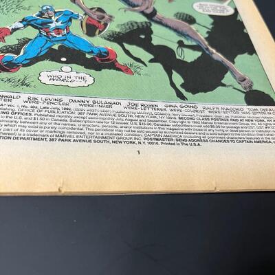 LOT 4: Captain America "Man And Wolf" Complete 6-Part Series July-Sept. 1992