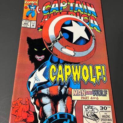 LOT 4: Captain America "Man And Wolf" Complete 6-Part Series July-Sept. 1992