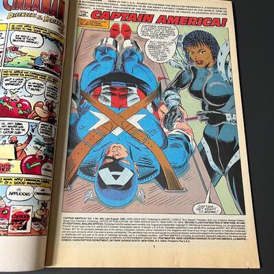 LOT 4: Captain America "Man And Wolf" Complete 6-Part Series July-Sept. 1992